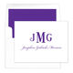 Bold Monogram Folded Note Cards Image 4 of 21